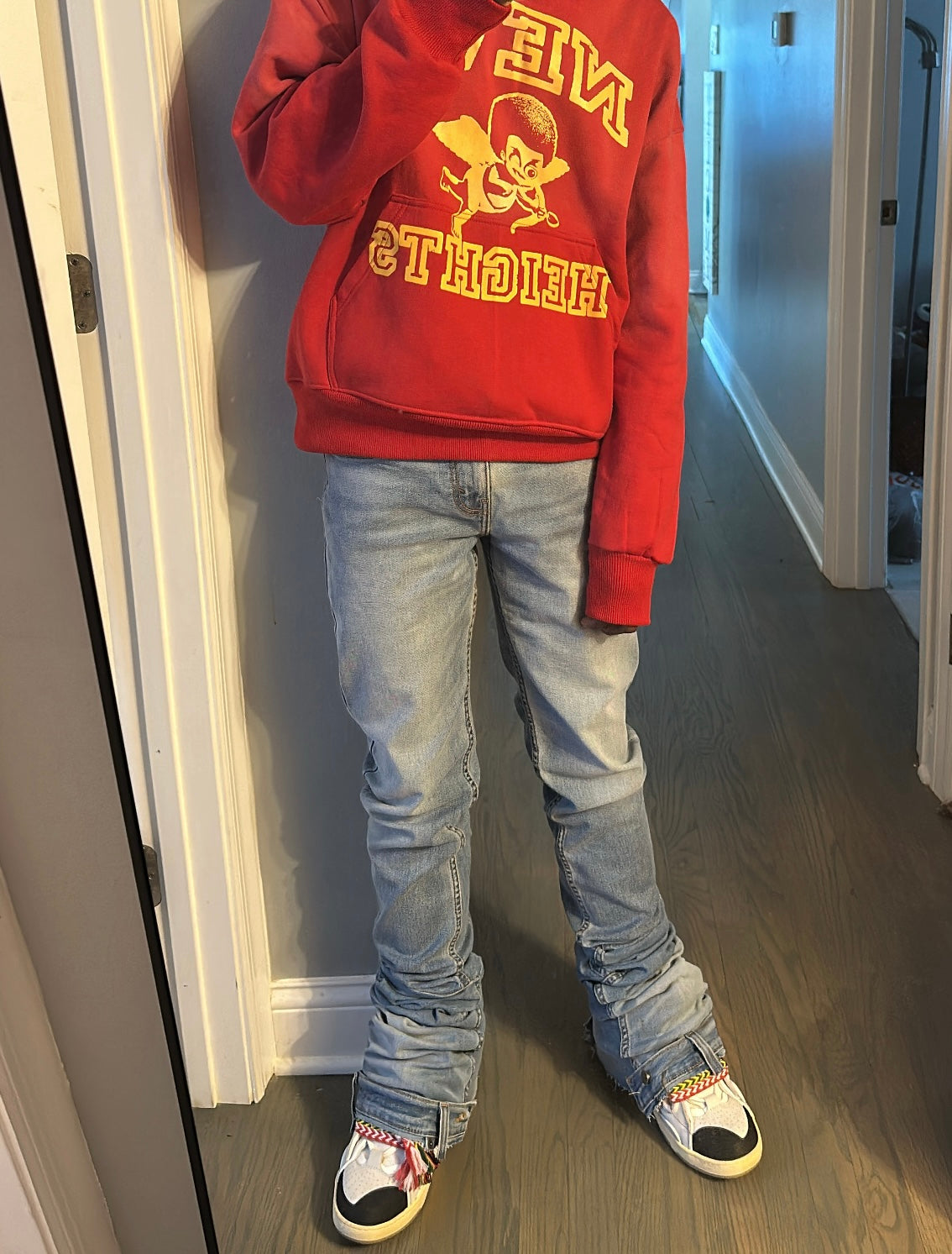 Blue Buckled Jeans